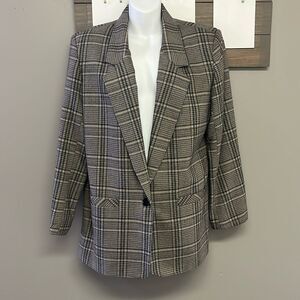 Alfred Dunner Women’s Wool Single Breasted Lined Blazer w/ Shoulder Pads-Size 12